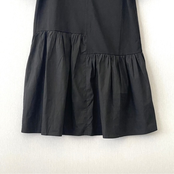 NWT English Factory Black Knit Woven Mixed Dress - Picture 7 of 10